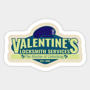 Valentine's Locksmith Services for the Master of Unlocking Sticker